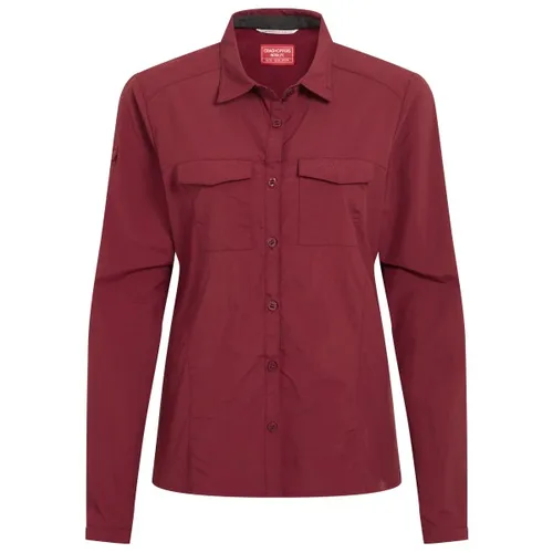 Craghoppers - Women's Nosilife Adventure Langarm Bluse III - Bluse Gr 44 rot