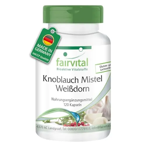 Fairvital Knoblauch Kapseln mit Mistel & Weißdorn