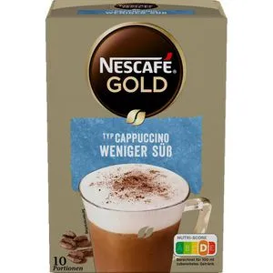 Nescafe Kaffee Gold Cappuccino Weniger Süß von Nescafe