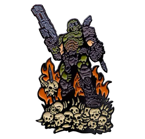 Fanattik Anstecknadel Doom Eternal Ansteck-Pin Doom Guy Limited Edition