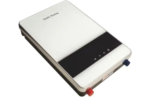 kW Elektrischer Durchlauferhitzer 400V 3 Phasen, Wandmontage, tankloser Warmwasserbereiter, 30–55°C einstellbar, IPX4, mit Kindersicherung für Bad, Küche & Gewerbe 18