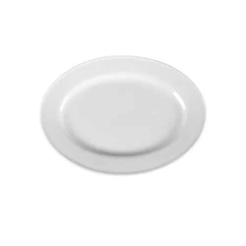 Porzellan Platte 25 x 18 cm oval 