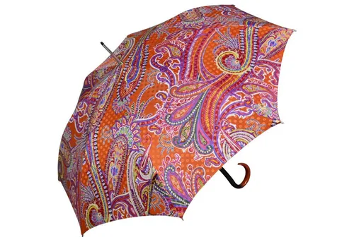 doppler MANUFAKTUR Stockregenschirm edler, handgearbeiteter Manufaktur-Regenschirm, einzigartige Designs in leuchtenden Farben