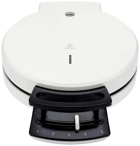 Wilfa WSWA-516W Waffeleisen Weiß - Waffeleisen für 5 Waffelherzen, 750 Watt Leistung für schnelle Zubereitung, mit Antihaftbeschichtung und verstellbarem Thermostat für perfekte Ergebnisse.