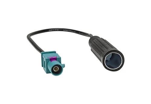 tomzz Audio Fakra (M) Antennenadapter Stecker auf DIN Kupplung (F) Buchse KFZ-Adapter