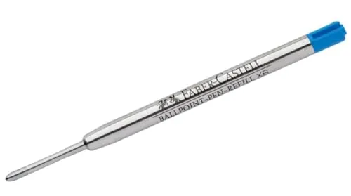 Faber-Castell 148793 Kugelschreibermine, Mine XB, blau (2x blau)