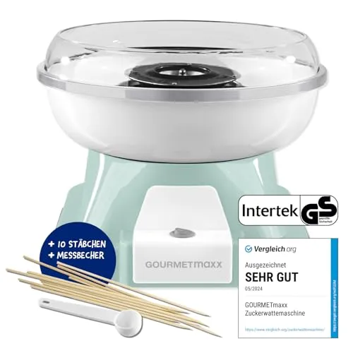 GOURMETmaxx Zuckerwattemaschine in türkis von GOURMETmaxx