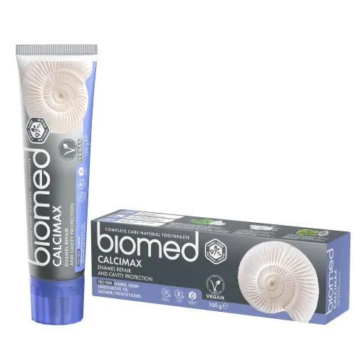 BIOMED Calcimax regenerierende und zahnschmelzstärkende Zahnpasta für empfindliche Zähne
