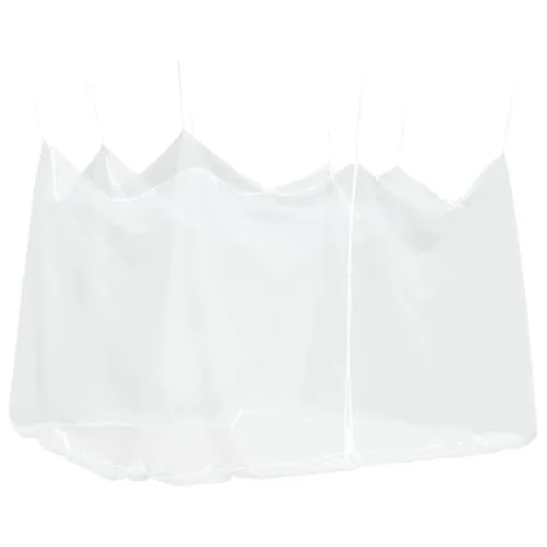 vidaXL Moskitonetz Indoor Outdoor 156 Mesh Weiß 300x300x250 cm - Hochwertiges Moskitonetz für Innen und Außen, faltbar und tragbar, ideal für Camping und schützt effektiv vor Insekten.