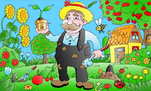 Flagge GARTENFREUND 90 x 150cm mit 2 Messingösen , Garten Schrebergarten Gärtner