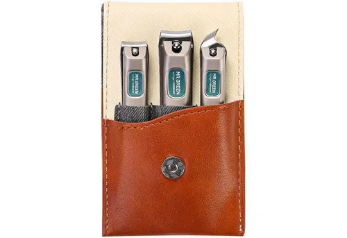 Nagelknipser Set 3 Stück Fingernagel Edelstahl Maniküre mit