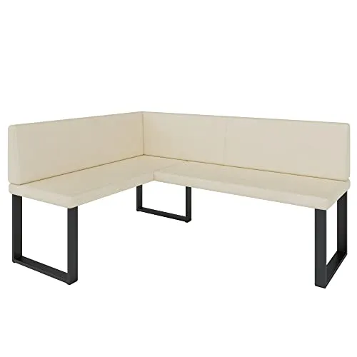 FURNISTAR Eckbank Akiko Metal