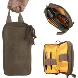 Werkzeugtasche EDC Organizer gewachste Leinwand wasserabweisend Molle