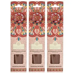 3er Set Räucherstäbchen Sandelholz