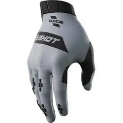 Shot Race Motocross Handschuhe, schwarz-grau, Größe XL für Männer