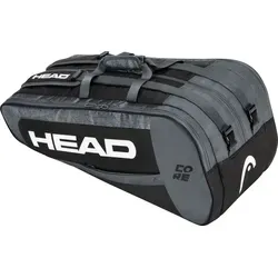 HEAD Tennistasche Core 9R Supercombi Schwarz Weiss