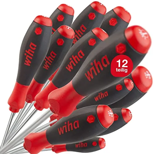 Wiha Schraubendreher SoftFinish Set, 12-teilig von Wiha