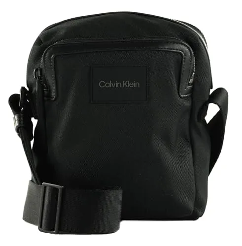Calvin Klein Herren Crossbody Bag Tasche Ck Remote Pro Reporter S mit Reißverschluss, Schwarz (Ck Black), Einheitsgröße