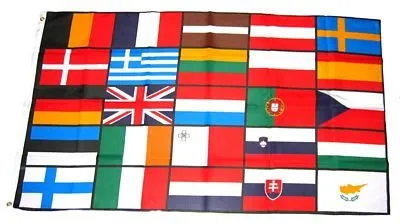Fahne/Flagge Europa 25 Länder NEU 90 x 150 cm
