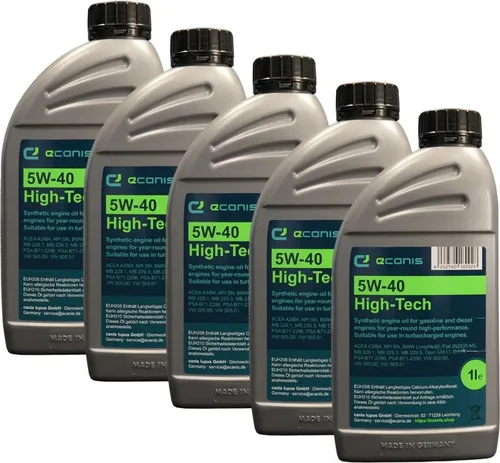 Motoröl Multipack 5x1 l 5W-40 A3/B4 SN ECANIS High-Tech synthetisch für PKW