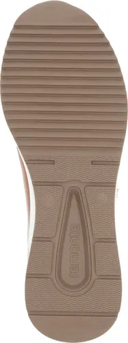 Remonte Damen D0T03 Sneaker, Braun, 39 EU - Damen-Sneaker aus echtem Leder mit extraweiter Passform und herausnehmbarer Einlegesohle für optimalen Komfort.