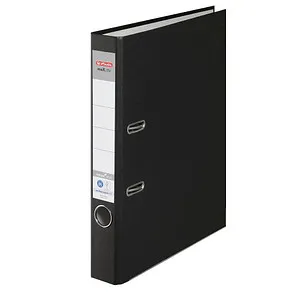herlitz maX.file nature plus Ordner schwarz Karton 5,0 cm DIN A4, 1 St.