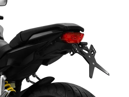 ZIEGER X-Line Kennzeichenhalter für Honda CB 650 R und CBR 650 R - Hochwertiger Kennzeichenhalter für Honda CB 650 R und CBR 650 R (BJ 2019-20) mit verstellbarem Neigungswinkel und sportlicher Optik, ideal für eine plane Auflage ohne TÜV-Eintragung.