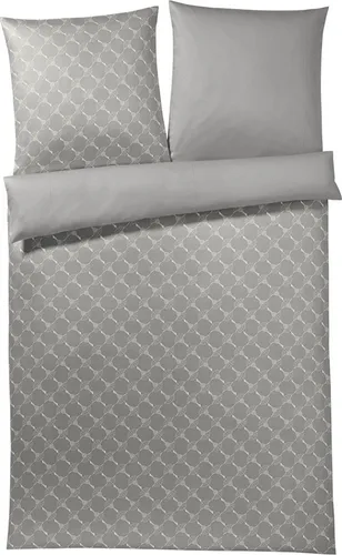 JOOP! Mako-Satin Kissenbezug Cornflower Gradiant 80x80 - Kissenbezug aus hochwertigem Mako-Satin, 100% Baumwolle, mit elegantem Allover-Kornblumenmuster für stilvolle Schlafzimmergestaltung.