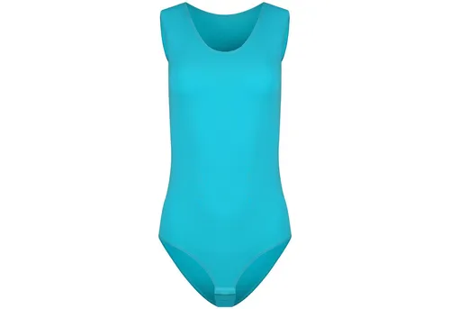 Evoni Body Damen Bodysuit ärmellos blau S(36)