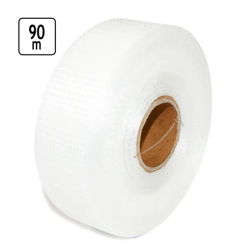 Glasfasergewebeband für Gipskartonplatten, 50 mm x 90 m