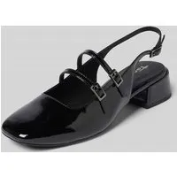 Tamaris Slingpumps Damen Gr. 41 – Elegante schwarze Lacklederimitat Schuhe - Wanderschuhe, stilvolle Slingpumps von Tamaris in elegantem schwarz aus Lacklederimitat mit rutschhemmender Sohle und komfortabler Touch it Dämpfung für perfekten Tragekomfort.