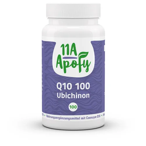 Q10 100 Ubichinon | Hefe-Fermentation | 100% natürlich | 100 Kapseln