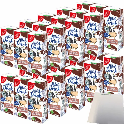 Gut&Günstig Schokomilchdrink fettarme Milch mit Papier Trinkhalm 30x200ml usy