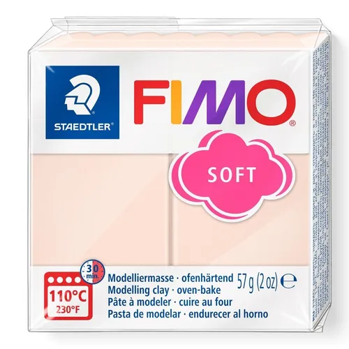  Fimo Soft 43 haut ofenhärtende Modelliermasse 57g 34,21€/kg