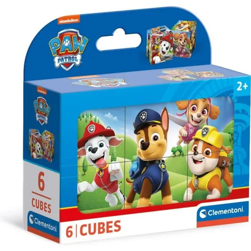 Clementoni Blockpuzzle PAW Patrol, 6-tlg. (6 Teile) (40658) von Clementoni