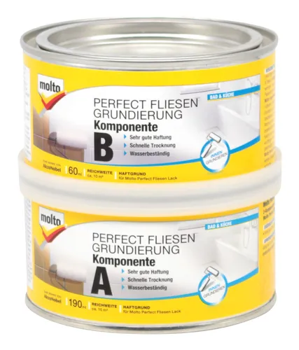 250ml Molto 2K Fliesengrund Haftgrund Grundierung Fliesengrundierung