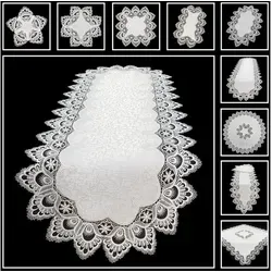 Tischläufer Weiß von Bronze