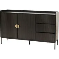Sideboard MCW-O39, moderne Kommode mit 3 Schubladen und 2 Türen