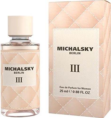 Michael-Michalsky Berlin III for Women Eau de Parfum Spray 25 ml - Damendüfte mit elektrisierendem Aroma: Berlin III vereint Tuberose, Vanille und frische Zitrusnoten für ein sinnliches Erlebnis, das die pulsierende Metropole widerspiegelt.