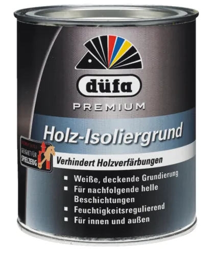 Düfa Premium Holzisoliergrund 0,75L weiß, matt, Holzgrundierung
