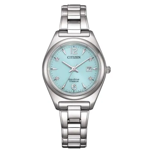 CITIZEN Damen Analog Quarz Uhr EW2601-81M - Elegante Damenuhr aus Supertitanium mit Eco Drive, wartungsfrei und umweltfreundlich, ideal für stilbewusste Frauen.