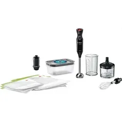 Bosch ErgoMixx MS6CB61V5, Prierstab, 1,4 m, 1000 W, Schwarz, Edelstahl - Schwarz/Silber