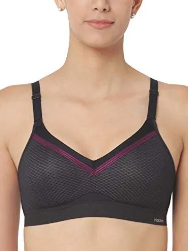 Triumph Damen Triaction Free Motion N EX Sports bra non-wired, SCHWARZ, 70B - Funktionsunterwäsche mit leicht gepolsterten, formenden Cups für maximale Unterstützung und Bewegungsfreiheit, ideal für aktiven Sport.