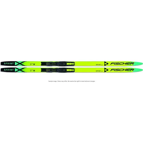 Fischer SPRINT CROWN MOUNTED Kinder Classic Langlaufski Einsteiger 25/26 gelb 160