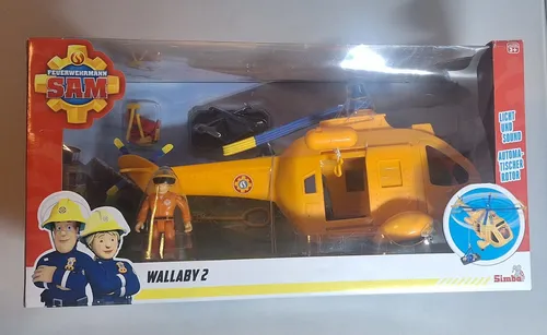 Feuerwehrmann Sam Hubschrauber Wallaby II mit Figur