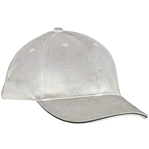 Wilhelm Sell® Basecap für Männer und Frauen - Kappe in hellgrau - Baseballcap - Schirmmütze mit Verstellbarer Größe