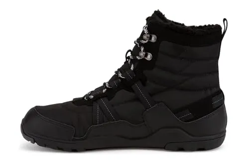 Xero Alpine Barfußschuh Synthetikkombination Uni Alpine schwarz warm gefüttert