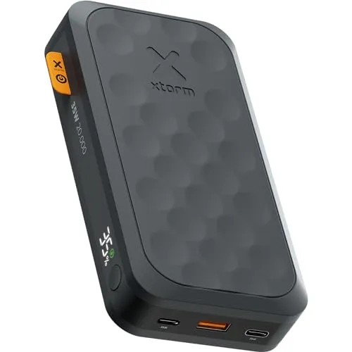 Xtorm Powerbank mit Schnellladefunktion 27.000 mAh Schwarz - Schnelles Laden für Laptop, Tablet und Smartphone, ideal für unterwegs mit 140 Watt Leistung