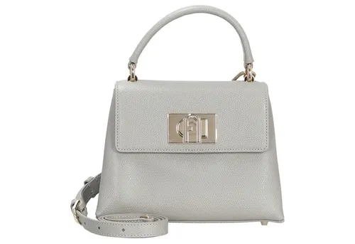 Furla Clutch 1927 Mini Top Handle - Elegante Abendtasche in Grau - Handtaschen, stilvolle 21 cm große Clutch aus hochwertigem Leder, perfekt für besondere Anlässe und trendige Auftritte.