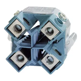 Klauke Schraubenklemmring für Vierleiterkabel KSK504 - Schachtleiter & Steigleiter, ideal für Energieversorgungsbereich, ermöglicht Installation unter Spannung ohne Durchtrennen des Hauptleiters.